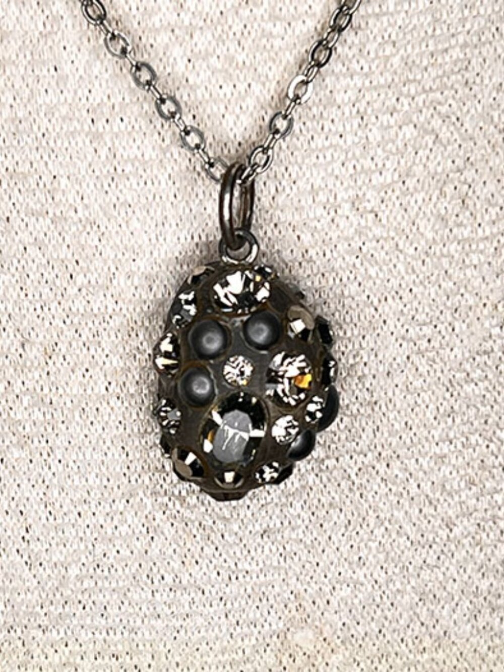 Alexis Bittar Oval-Shaped Organic, Textured Base Cluster Pendant Necklace